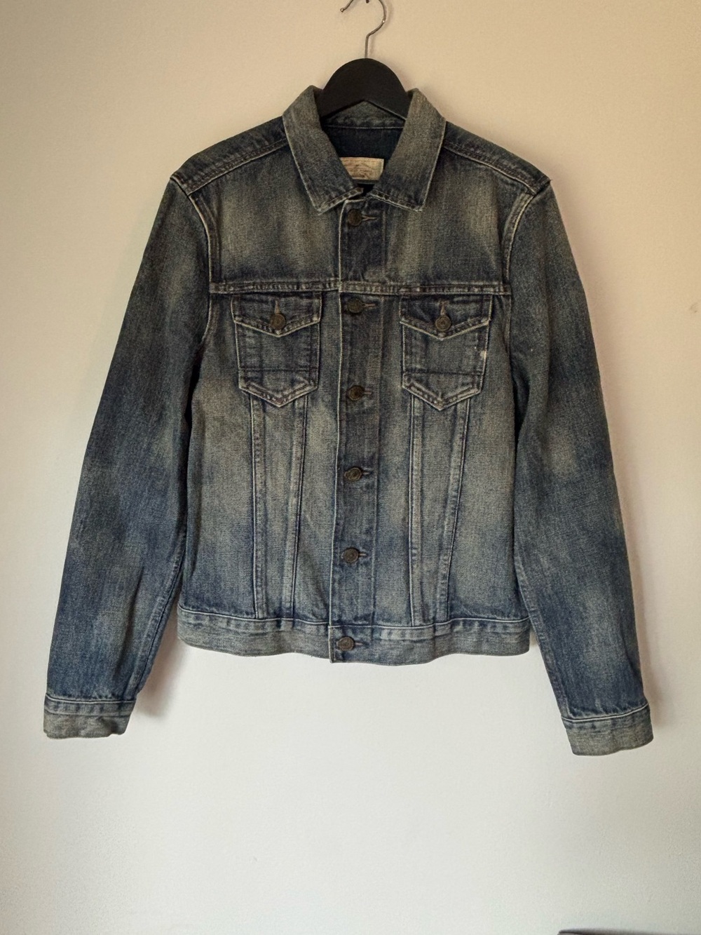 AllSaints Bloomsbury Japanese selvedge denim jacket